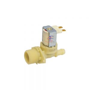 ELECTROVALVULA SIMPLES 180° - Ø12MM C/FIX. CÓNICA ARISTON INDESIT  046980