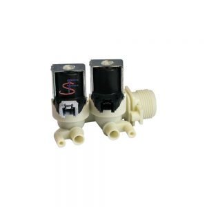 ELECTROVALVULA DUPLA C/FICHAS E SAIDAS LATERAIS ARISTON INDESIT  110333