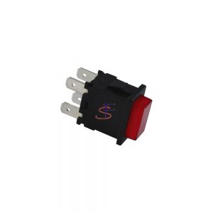 INTERRUPTOR C/4 TERMINAIS VERMELHO