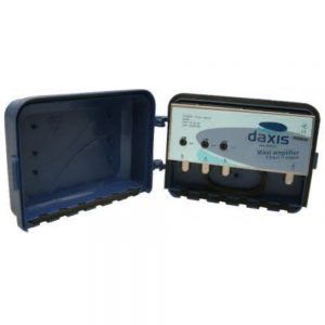 Amplificador de mastro 2UHF/40dB 1VHF/30dB Daxis